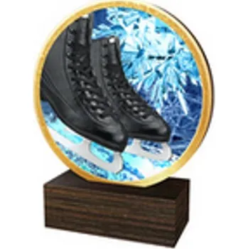 Poháry Bauer Dřevěná plaketa TFRW698 | Krasobruslení