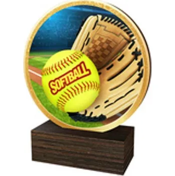 Poháry Bauer Dřevěná plaketa TFRW714 | Softball