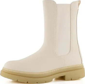 Dámské kozačky Tamaris vysoký chelsea kotník Ivory Uni 1-25452-29 - 41 | P663619