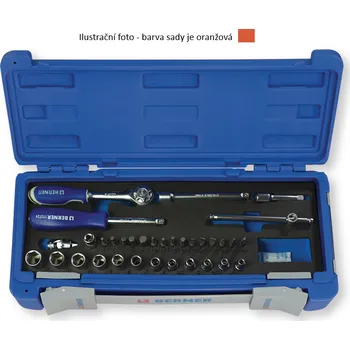 Ráčna Berner Sada nástrčných klíčů BFD+ s ¼″ ráčnou Disc+ ve Smart boxu, 1000610 + sleva 5% po přihlášení