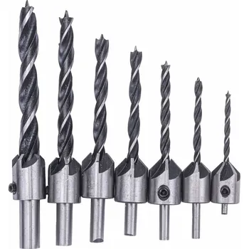 Vrták FALONTECH Sada vrtáků do dřeva 7 ks PM-ZWZP-7T POWERMAT
