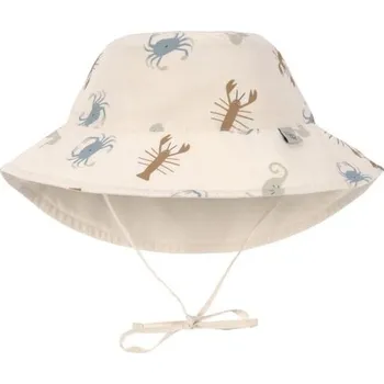 Kojenecká čepice Lässig Splash Sun Protection Bucket Hat sea animals milky 3-6m
