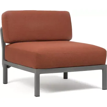 Zahradní pohovka Nardi Maximo Poltrona středová basalto - cannella