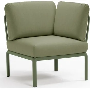 Zahradní pohovka Nardi Poltrona Komodo rohová AGAVE - JUNGLA Sunbrella