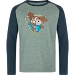 Chlapecké tričko s dlouhým rukávem KILPI SONIER-JB Tmavě zelená - 86