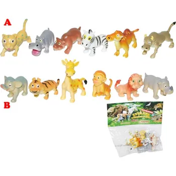 Dětské zboží Zvířata divoká veselá 6 ks v sáčku - A