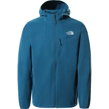 Pánská softshellová bunda softshellová bunda pánská THE NORTH FACE M NIMBLE HOODIE, morrocan blue - S