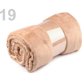 deka Deka Coral Fleece - 150x200 cm měkká - 19 hnědá srnčí