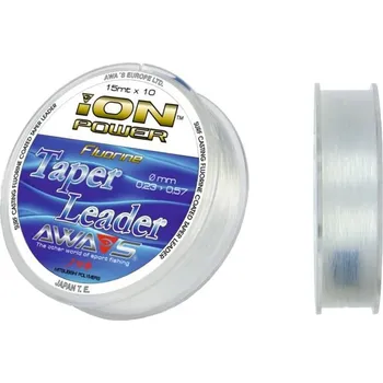 Awa-S Vlasec ujímaný Ion Power Fluorine Taper Leaders 10x15m - 0,31mm - 0,57mm