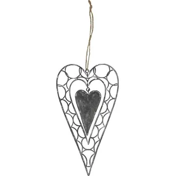 Vánoční dekorace Srdce k zavěšení K2553/1