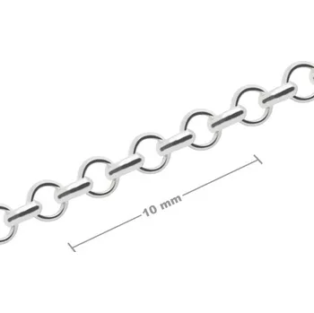 Řetízek Stříbrný řetízek v metráži rolo 2 mm