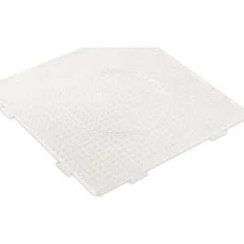 Dětské navlékací korálky Manumi Napojovací podložka pro zažehlovací korálky čtverec 14x14cm