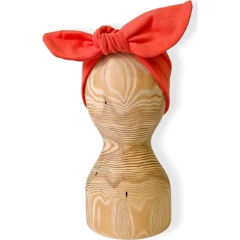 Čelenka Mrofi Čelenka Pin-up KORÁLOVÁ - 34-42cm (0-6měsíců)