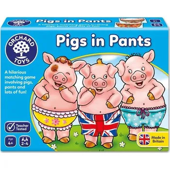 Desková hra Orchard Toys Prasátka ve spodkách (Pigs in Pants)