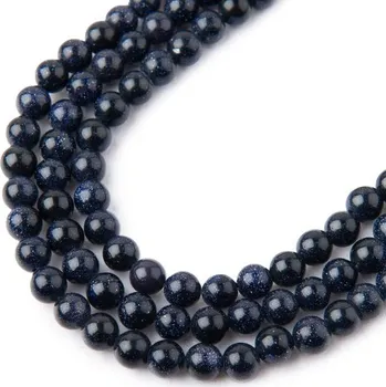 Korálek Korálky z minerálu Modrý živec 4 mm