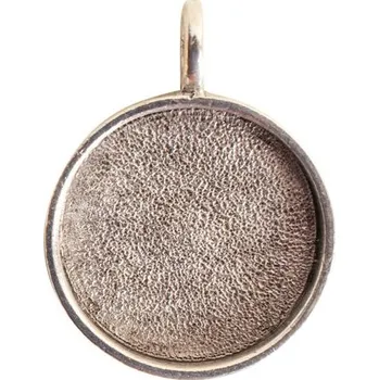 Přívěsek Nunn Design přívěsek s lůžkem kruh 30x22 mm postříbřený