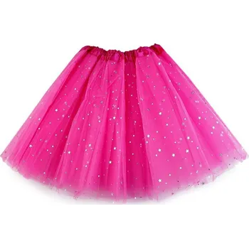 Karnevalový kostým Karnevalová sukýnka - 2 růžová ostrá