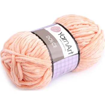 Pletací žinylková příze 100 g Dolce - 24 (773) meruňková světlá
