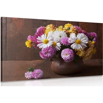 Obraz Dovido Obraz zátiší s podzimními chryzantémami