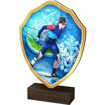 Poháry Bauer Dřevěná plaketa TFRW422 | Běžky