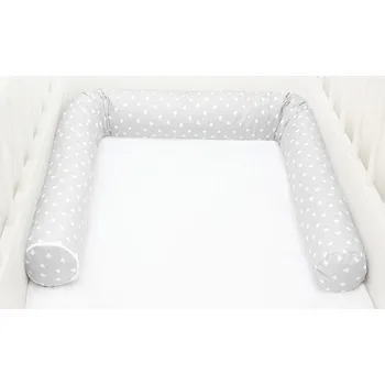 Příslušenství pro dětskou postel a kolébku Scamp mantinel do postýlky válec (GreyHearts) - 150 cm