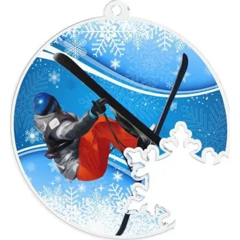 Poháry Bauer Akrylátová medaile MDAS050M11 | Zima