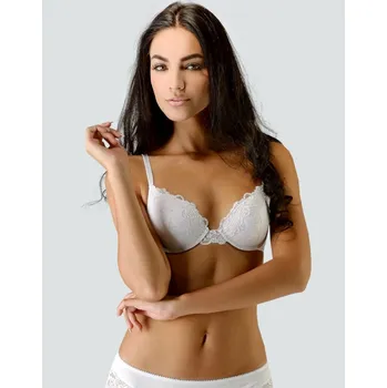 Podprsenka Krajková push-up podprsenka - bílá - 75B