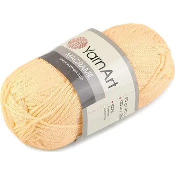 Příze Macrame 90 g Pletací příze YarnArt - 23 (165) krémová