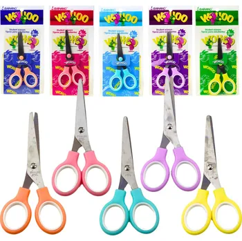 LEAN Univerzální školní kancelářské nůžky obouruční mix 13 cm