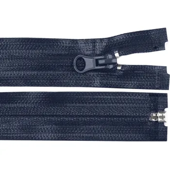 Zip Voděodolný zip šíře 7 mm délka 70 cm spirálový - 330 modrá tmavá