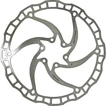 Brzda na kolo Ashima Brzdový kotouč ARO-08 180mm stříbrná