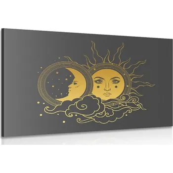 Obraz Dovido Obraz harmonie slunce a měsíce