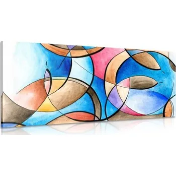 Obraz Dovido Obraz abstraktní kresba tvarů