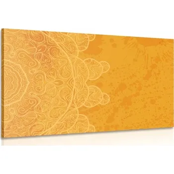 Obraz Dovido Obraz oranžová arabeska na abstraktním pozadí