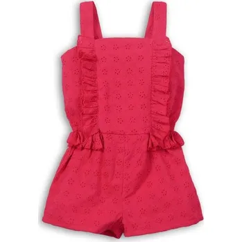 Dětský overall Overal dívčí letní, Minoti, Funhouse 4, červená - 86/92 | 18-24m