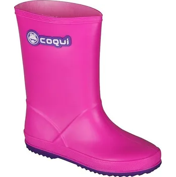 Dívčí obuv Dětské holínky Coqui Rainy 8505 Fuchsia/Purple - 34