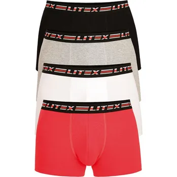 Boxerky 99858 Boxerky pánské - červená - XL