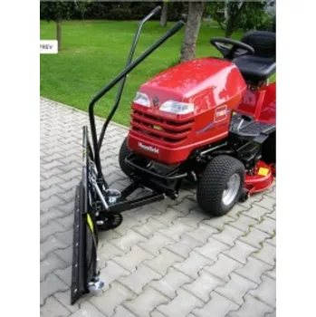 Zahradní traktor VARES Radlice pro zahradní traktor – odpružená 1,18 m – KOMFORT – zvedání a nastavení úhlu přímo z místa řidiče