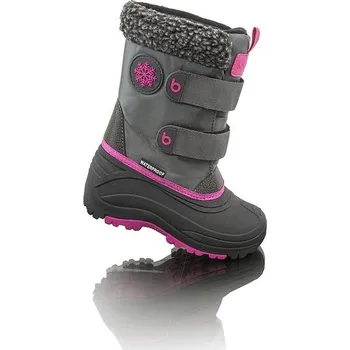 Dívčí zimní obuv sněhule dívčí SNOWIE, Bugga, B00174-03, růžová - 35