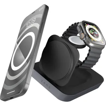 ZENS Nightstand Charger Pro 2 MagSafe/Qi2 2v1 nabíječka (20W) černá