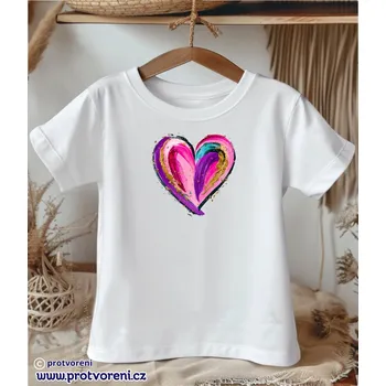 Chlapecké tričko Trička s potiskem Tričko s potiskem, dětské, SRDCE barevné, 1 ks zvolte VELIKOST trička ZDE:: 11/12 let Beagle