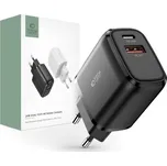 Tech-Protect C20W 2-portová nabíječka, PD20W/QC3.0, černá