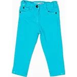 Kalhoty dívčí, Minoti, GLITTER 9, tyrkysová - 80/86 | 12-18m