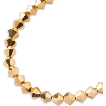Šperk Preciosa MC perle Rondelle 3 mm Crystal Aurum 2×