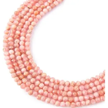 Dětské navlékací korálky Korálky z minerálu Rodochrozit 2 mm broušené