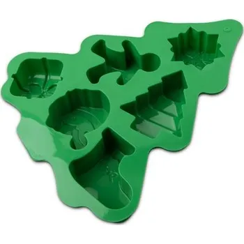 kreativní sada Manumi Silikonová forma na odlévání kreativní hmoty vánoční mix 1