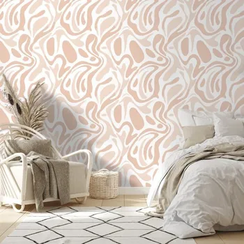 Tapeta Dovido Fototapeta organické béžové vlny