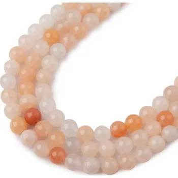 Dětské navlékací korálky Korálky z minerálu Avanturín růžový 4 mm