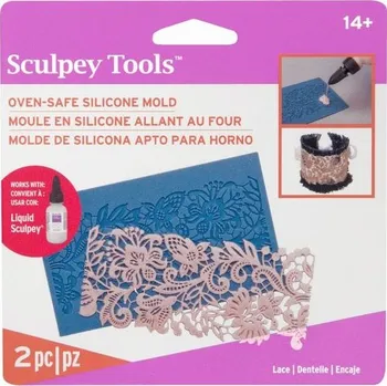 Nádoba na pečení Sculpey zapékací silikonová forma s krajkami