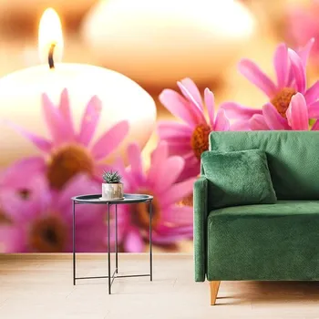 Tapeta Dovido Samolepící fototapeta romantika se svíčkami